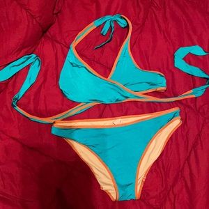 NWOT Victoria’s Secret halter wraparound bikini
